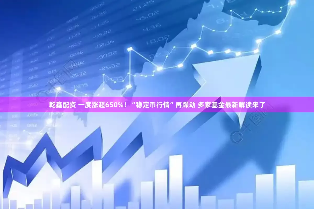 乾鑫配资 一度涨超650%！“稳定币行情”再躁动 多家基金最新解读来了